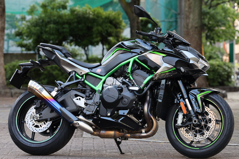 Kawasaki Z H2 (2BL-ZRT00K/8BL-ZRT00R) POWERBOX メガホン チタン