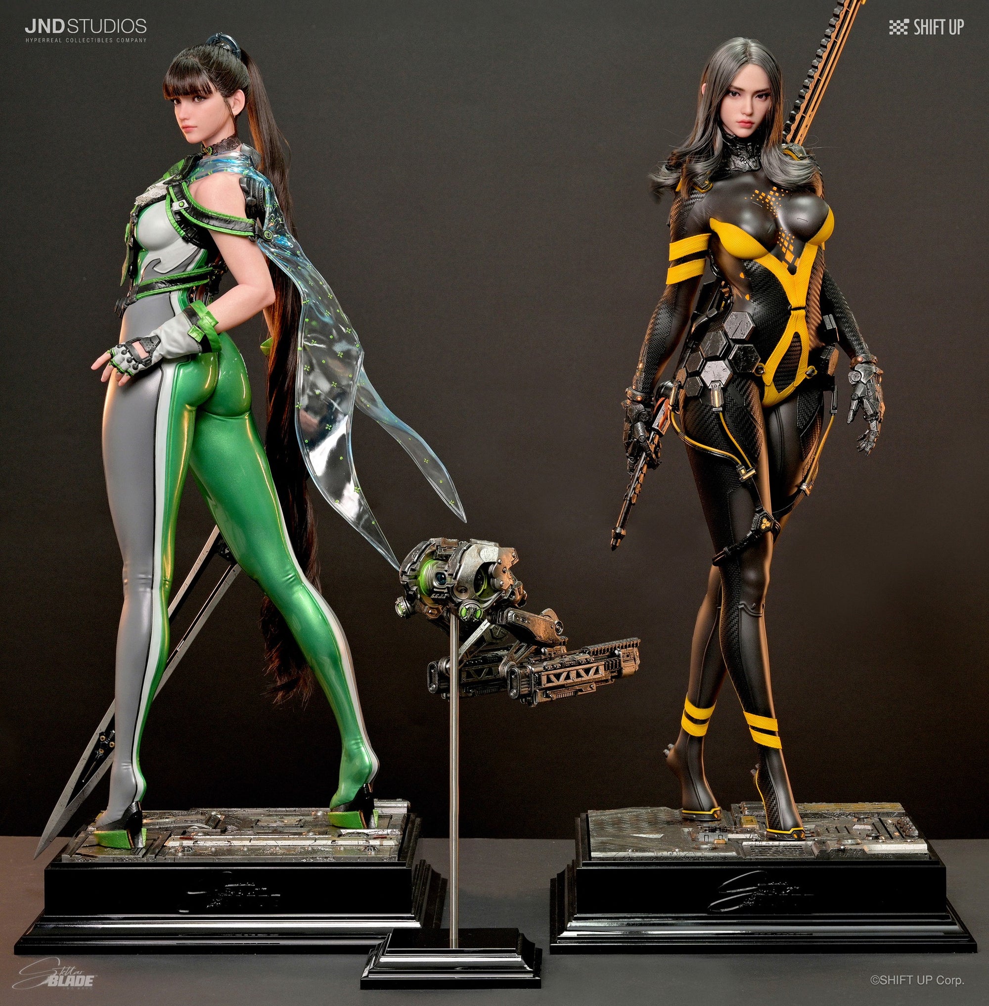 Stellar Blade - Eve & Tachy (With Drone) 1/3 Scale Statue Set