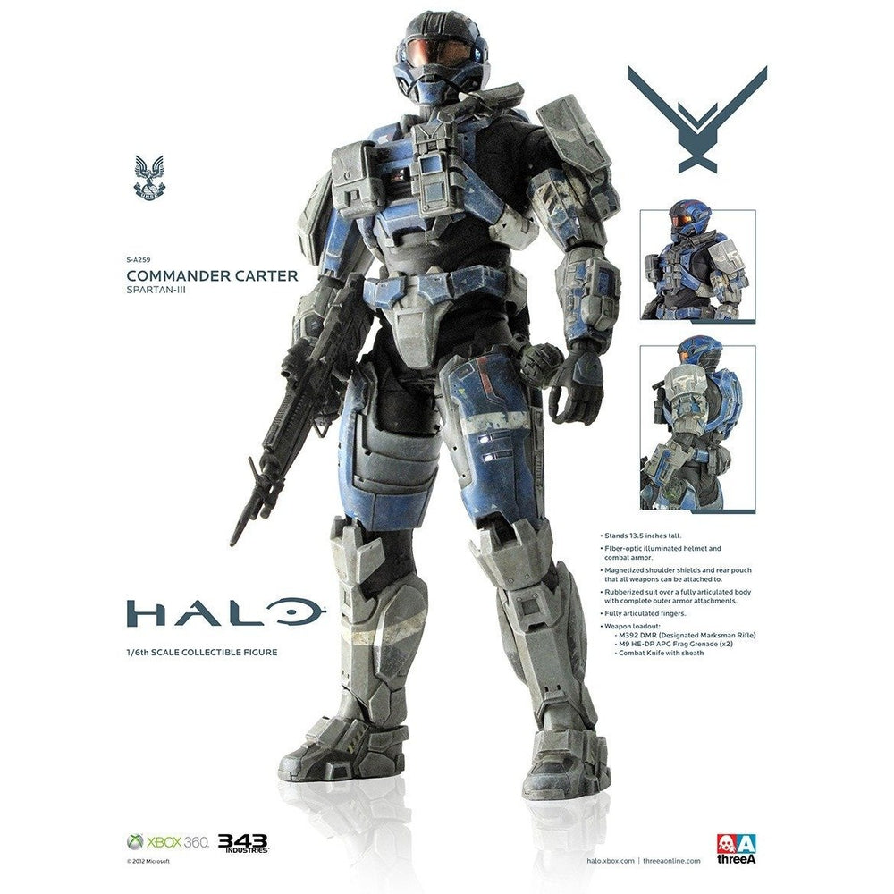 Halo Commander Carter 1/6th Scale Figure by 3A - Spec Fiction Shop