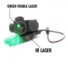 新しいエアガン戦術 perst-4 照準グリーン可視レーザー照準器