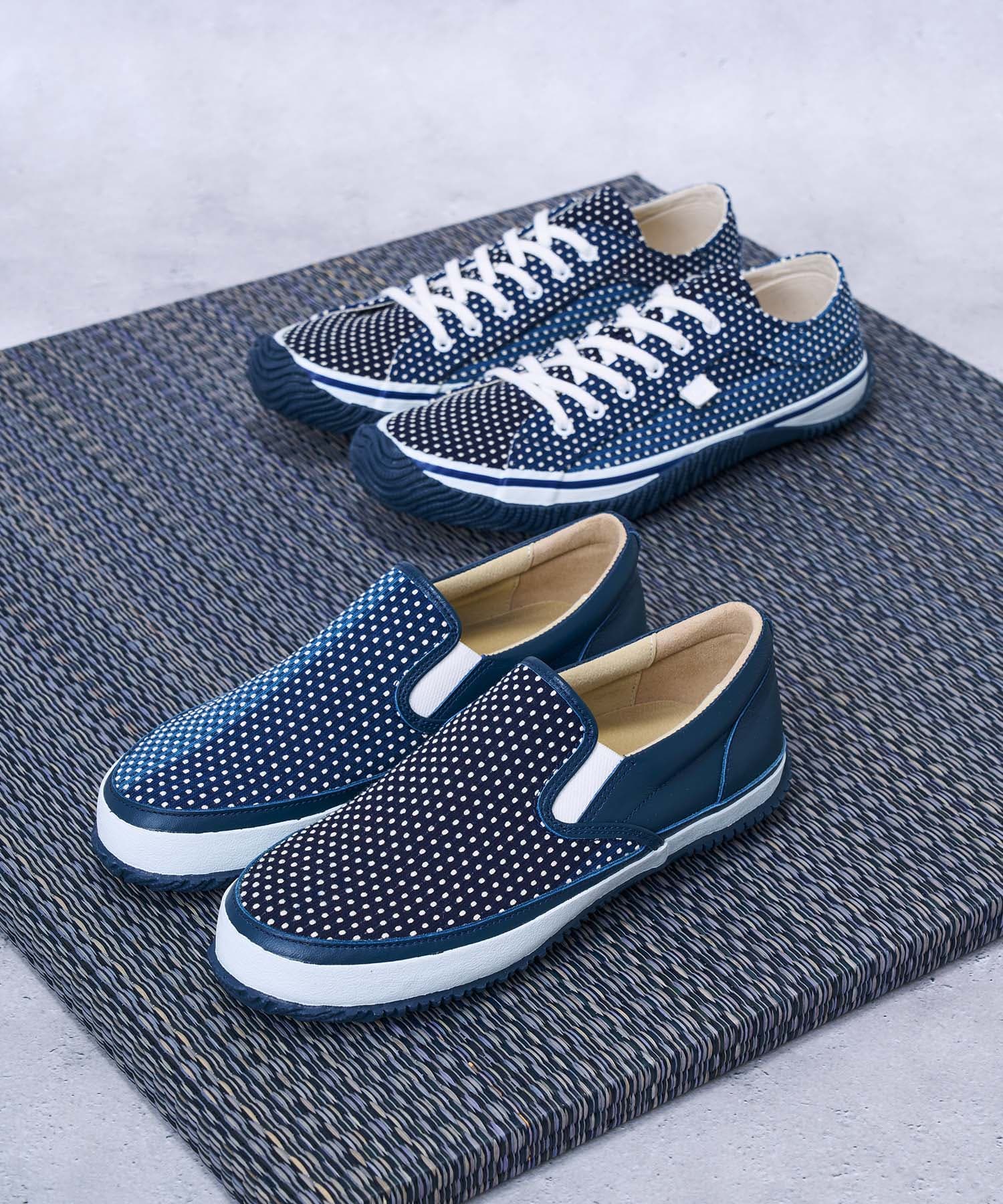 SP-1063 Navy | 国産ハンドメイド スニーカー スピングル