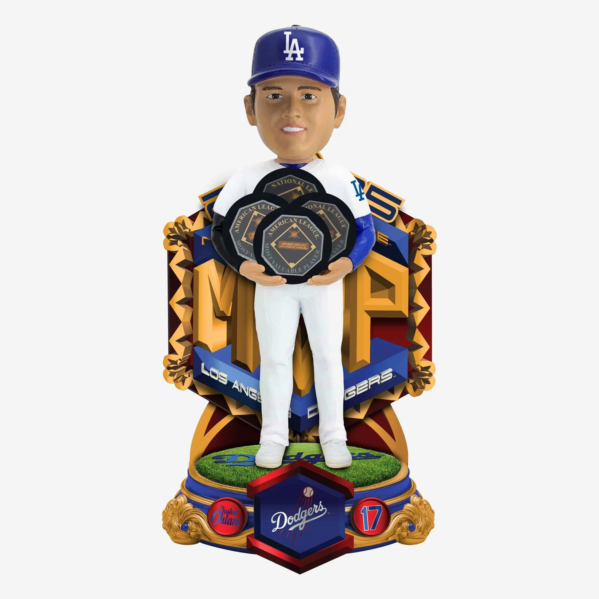 大谷翔平選手＃17 LA Dodgers 2025 NL MVP Award Bobblehead FOCO425個