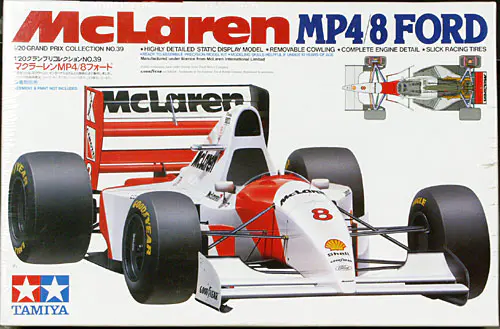 Tamiya McLaren MP4/8 Ford F1 Formula 1 - 1/20 Scale - Spotlight