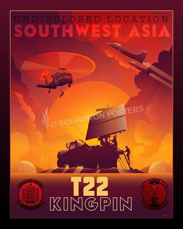SW Asia 727 EACS - Squadron Posters