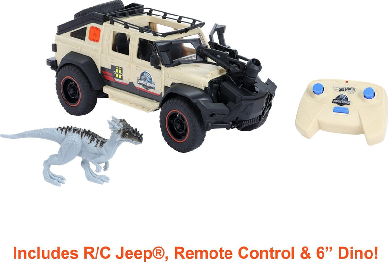 Matchbox Jurassic World Dominion Jeep Gladiator RC Vehicle with 6