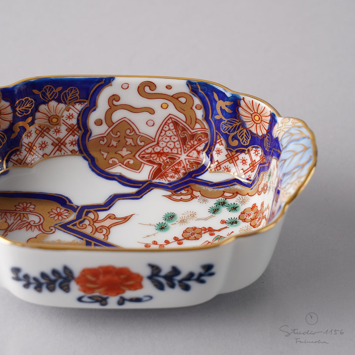 有田焼 染錦金彩 松竹梅鶴絵 小付 9.5cm 其泉窯の通販｜Studio1156