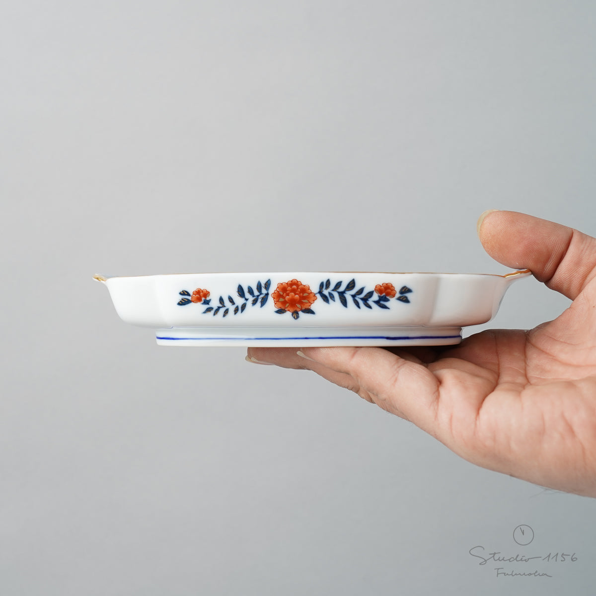 有田焼 染錦金彩 松竹梅鶴絵 銘々皿 17cm 其泉窯の通販｜Studio1156