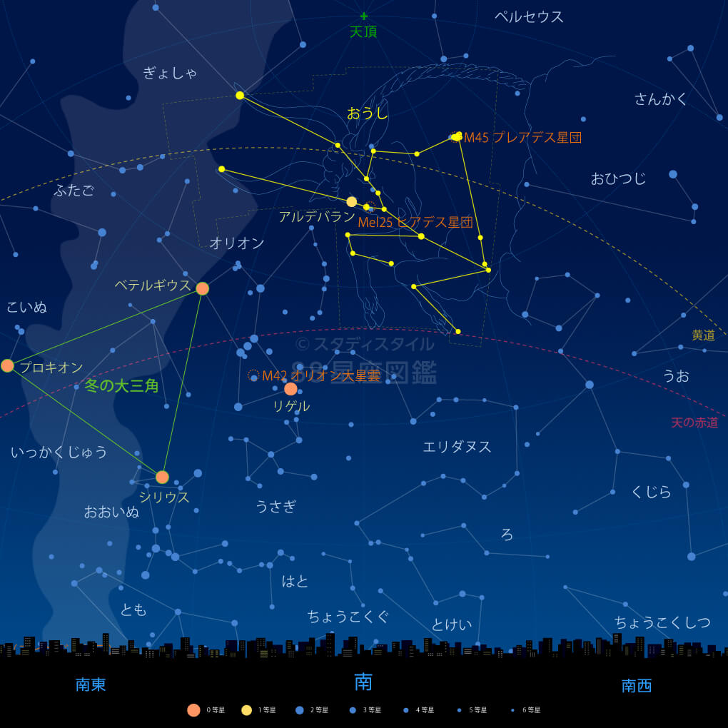 おうし座（牡牛座）｜やさしい88星座図鑑
