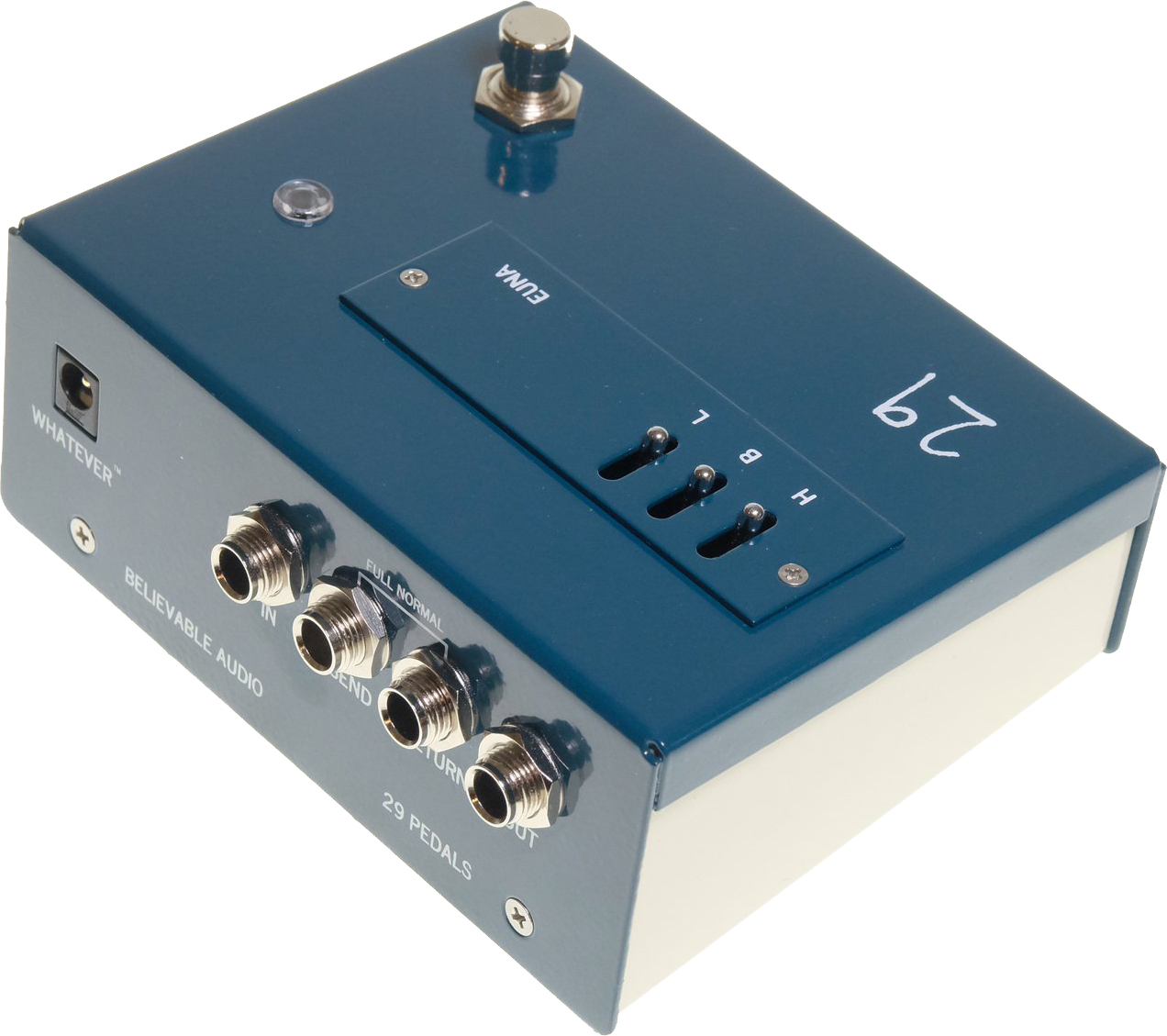 29 pedals EUNA Volume, boost & expression effect pedal