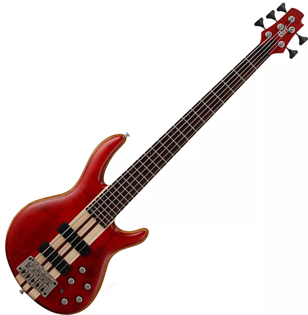 Cort Artisan 5 Plus - cherry red Solid body electric bass