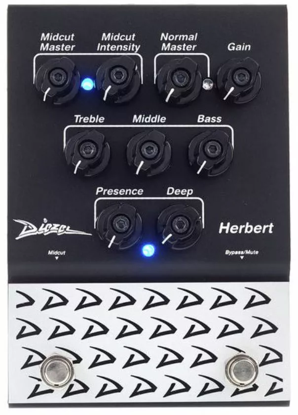 Diezel Herbert Preamp Pedal Overdrive, distortion & fuzz effect pedal