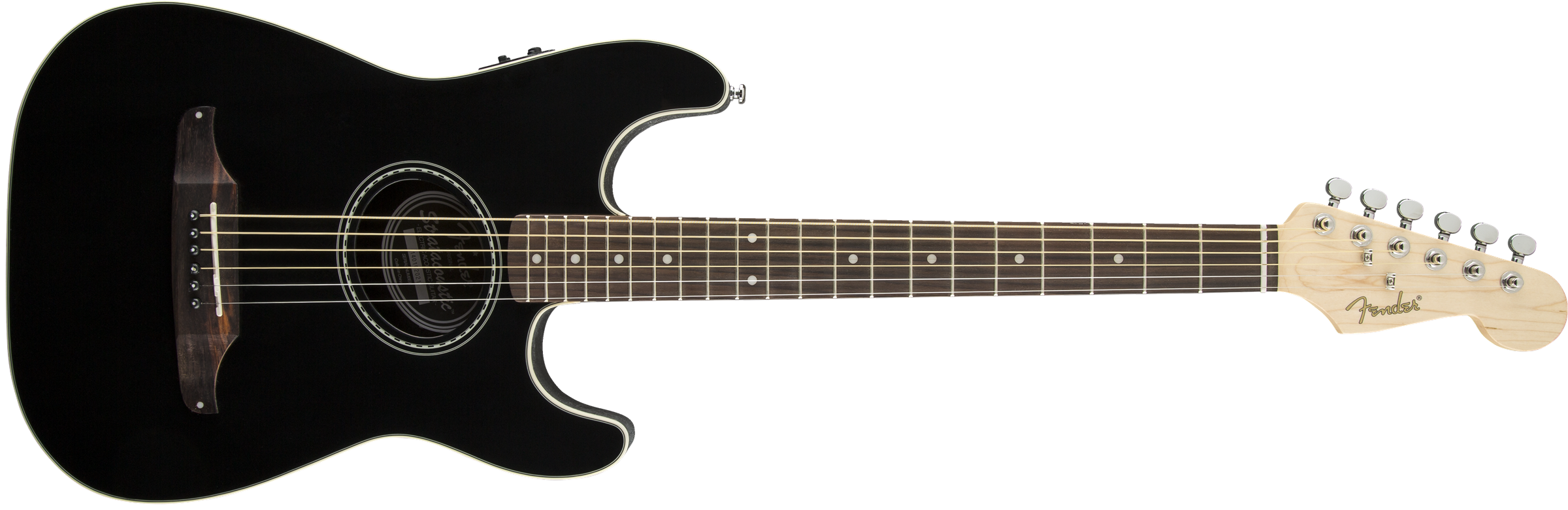 Fender Stratacoustic Standard (WAL) - black Folk guitar