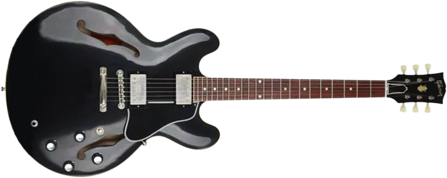 Gibson Custom Shop Historic 1961 ES-335 Reissue - vos ebony Semi