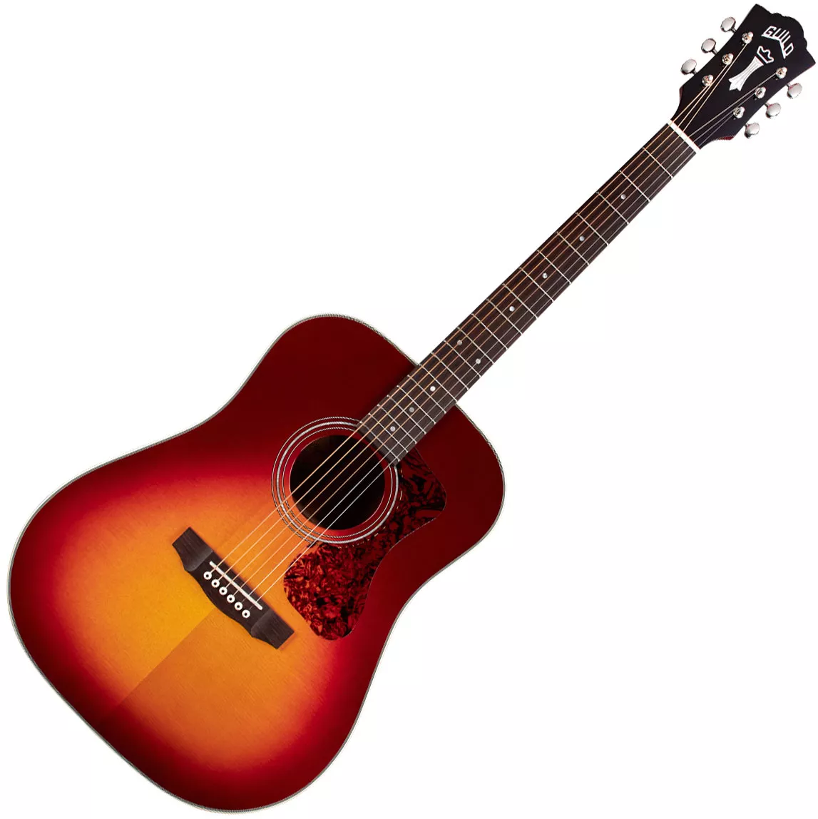 Guild Westerly D-140 - cherry burst Folk guitar