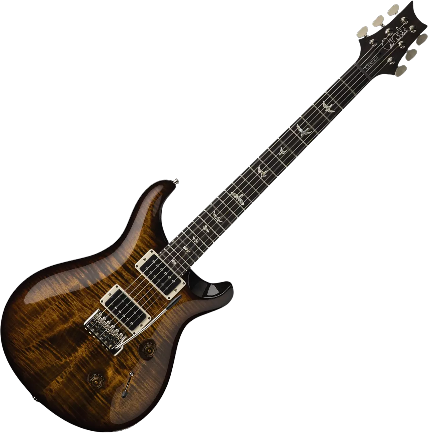 Prs USA Custom 24 (85/15 Pickups) - black gold wraparound burst