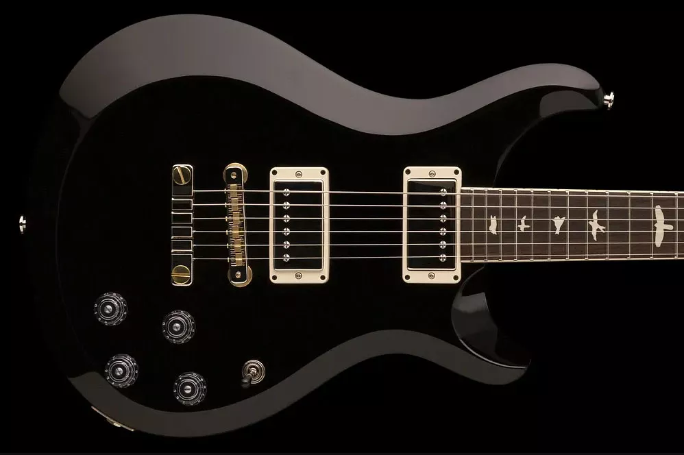 Prs USA S2 McCarty 594 Thinline - black Double cut electric guitar