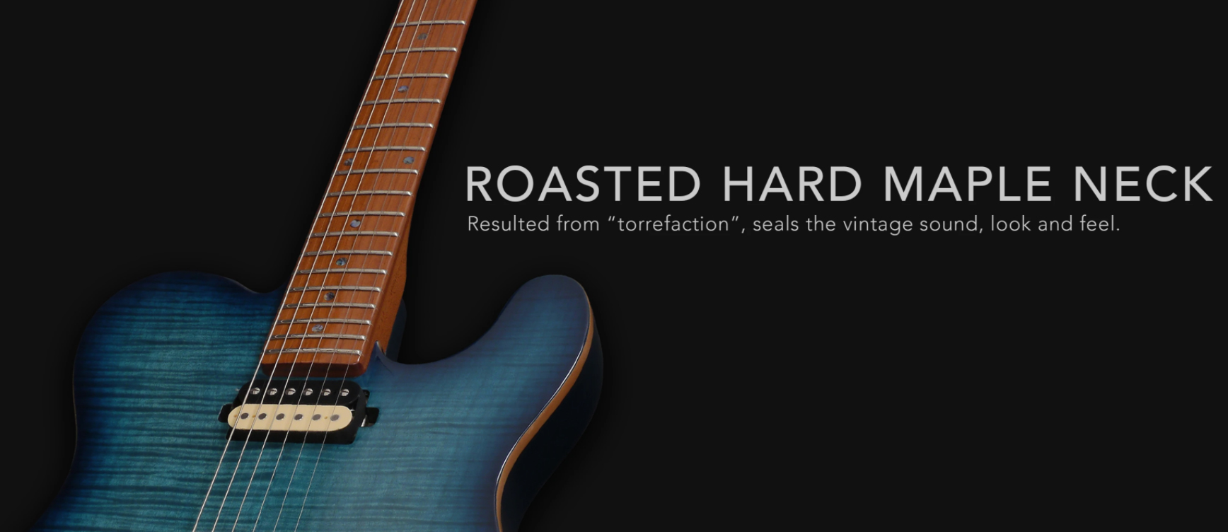 Sire Larry Carlton T7 FM - trans blue Tel shape electric guitar