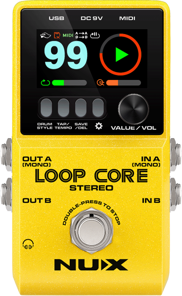 Nux Loop Core Stereo Looper effect pedal