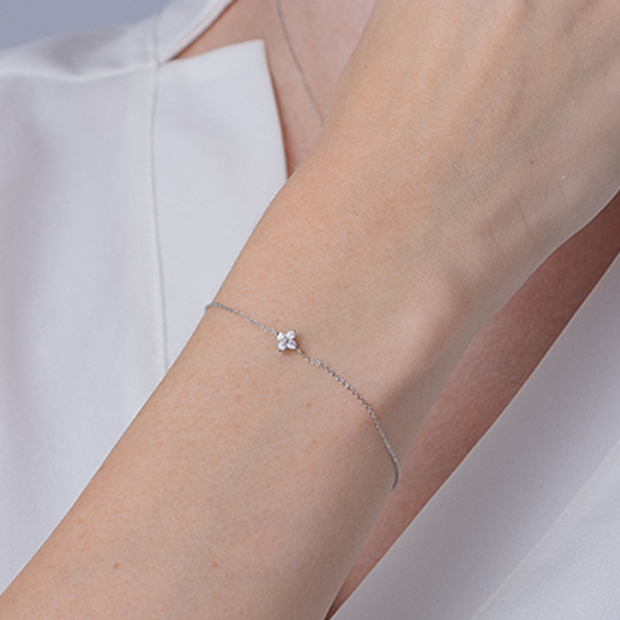 BRIGHTEST STAR DIAMOND BRACELET(2XU0125)Pt950 ブレスレット｜スター