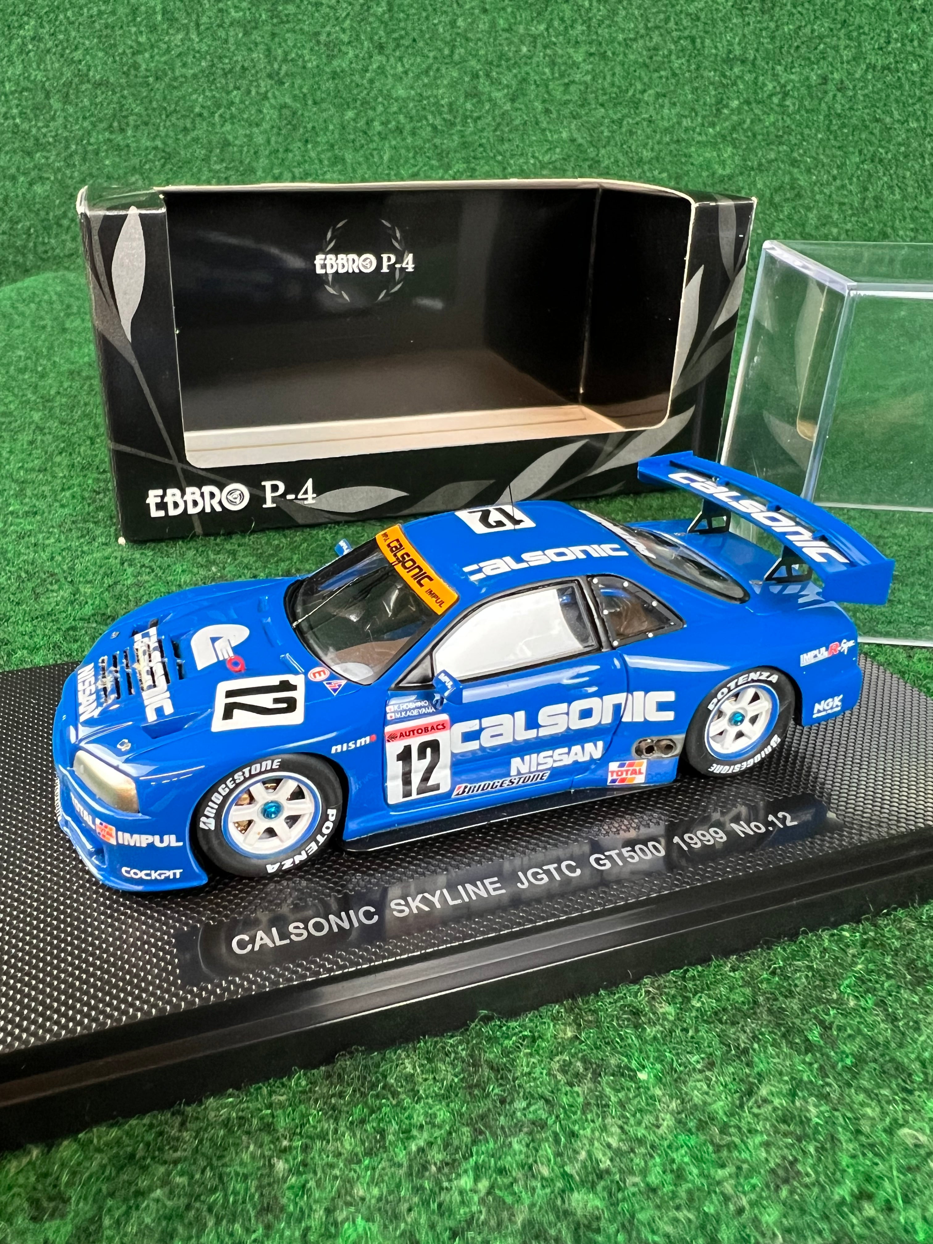 EBBRO P-4 - JGTC 1999 Calsonic Nissan Skyline R34 GTR 1/43 Scale