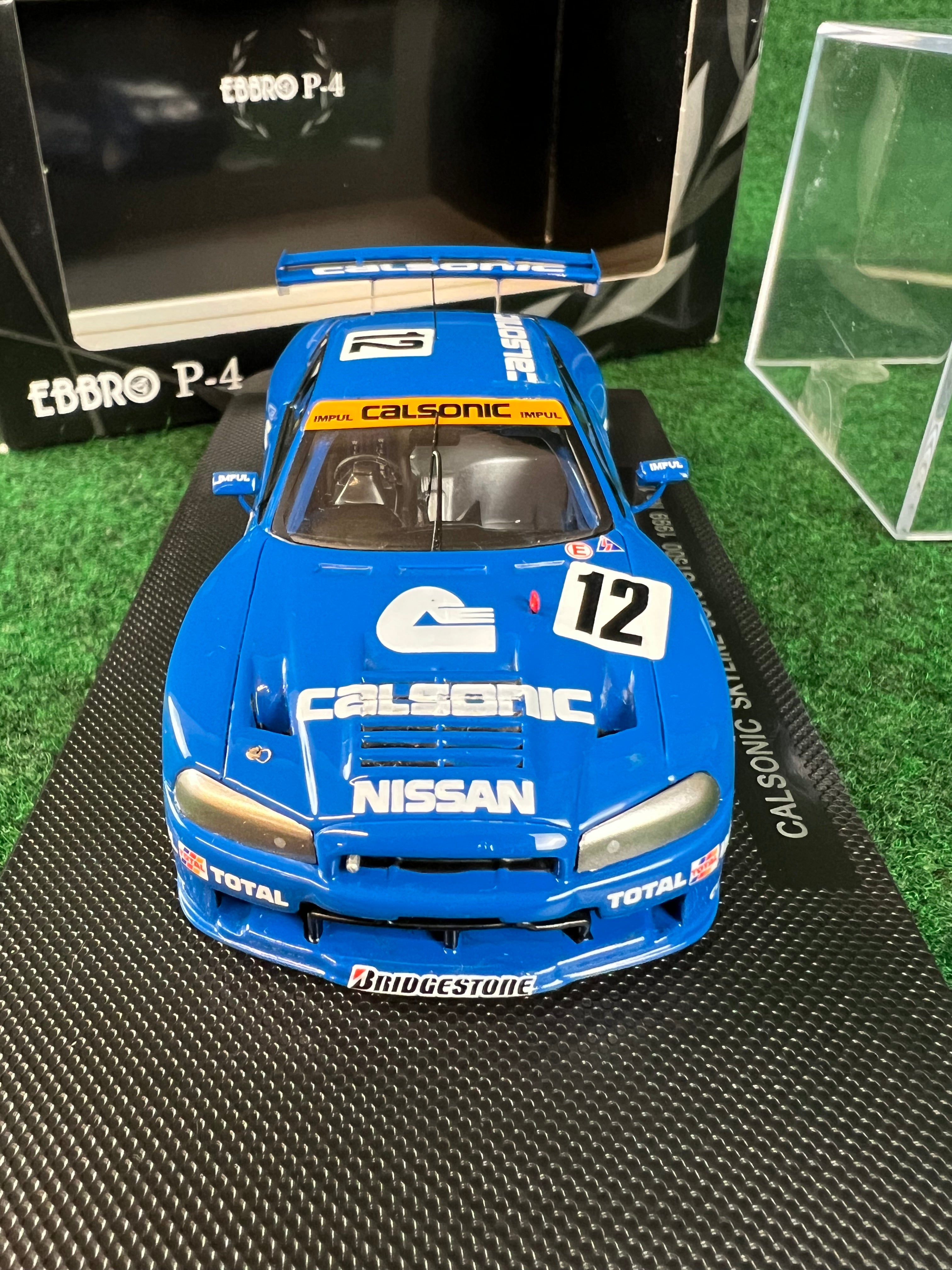 EBBRO P-4 - JGTC 1999 Calsonic Nissan Skyline R34 GTR 1/43 Scale