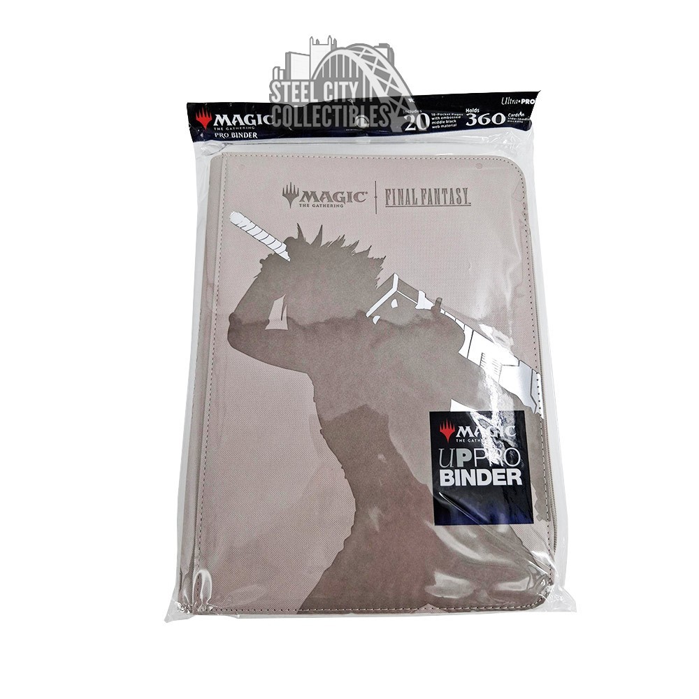 Ultra Pro Final Fantasy 9-Pocket Zippered Binder - Cloud | Steel