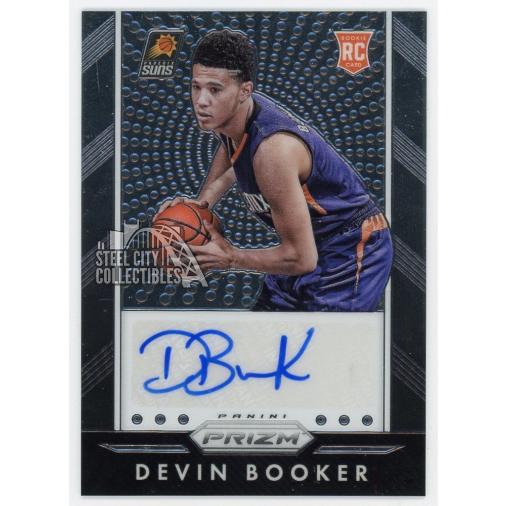 Devin Booker 2015-16 Panini Prizm Basketball Rookie Autograph Card