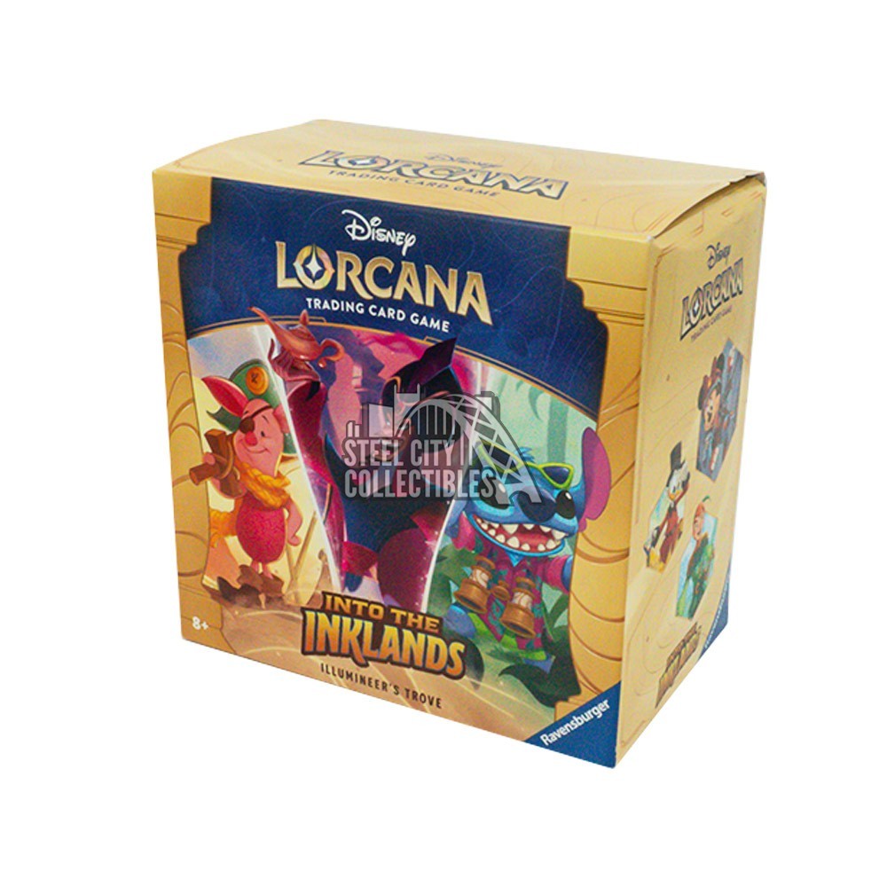 Lorcana Into the Inklands Illumineer's Trove 4-Box Case | Steel