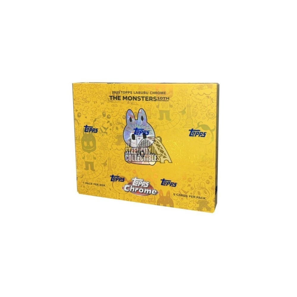 2025 Topps Chrome Labubu 10th Anniversary Box — Random Card Group