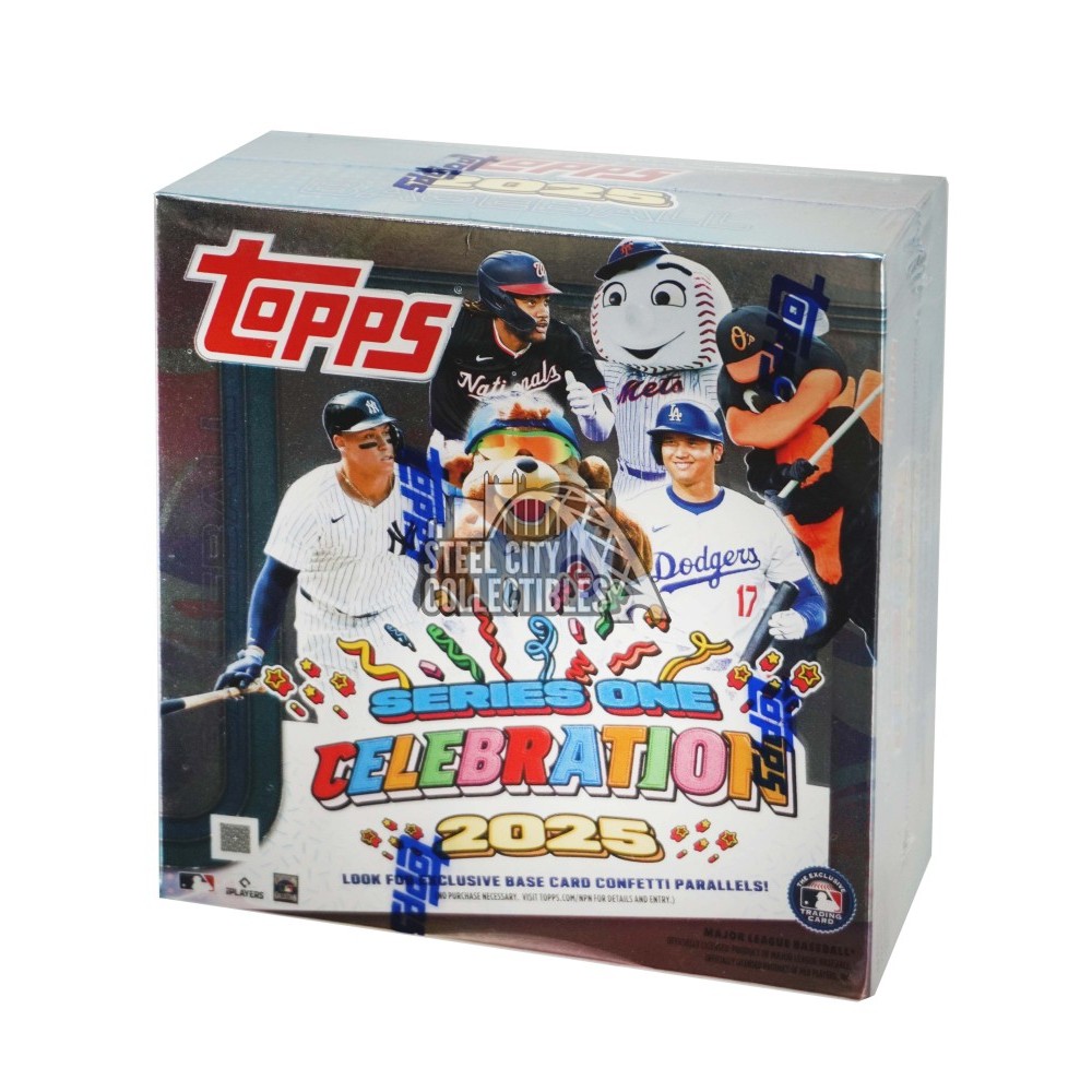 2025 Topps Series 1 Baseball Celebration Mega Box | Steel City