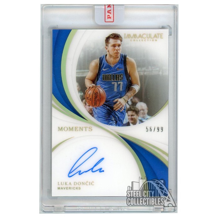Luka Doncic 2018-19 Panini Immaculate Moments Autograph Rookie