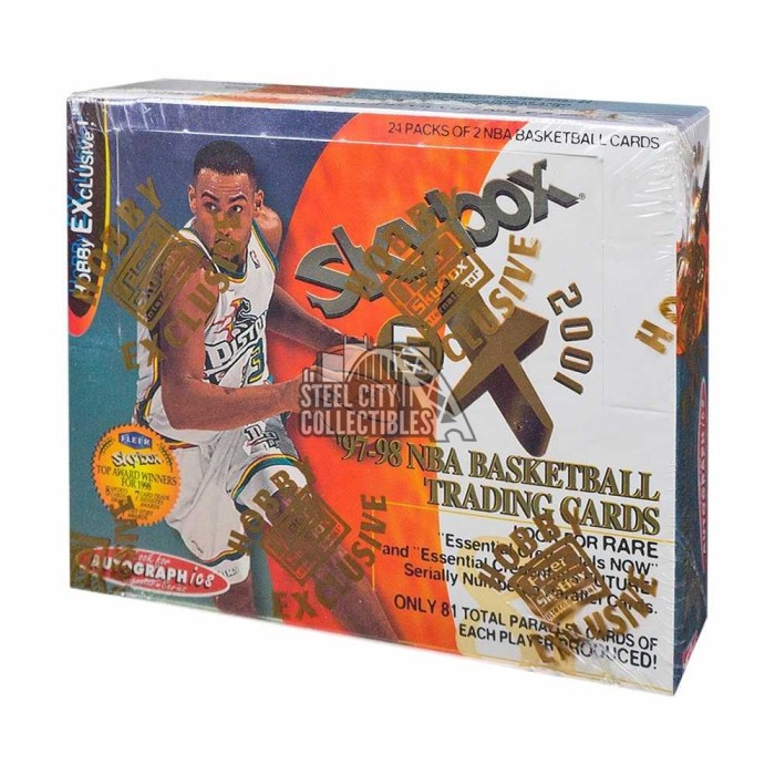 1997-98 Fleer Skybox eX 2001 Basketball Hobby Box | Steel City