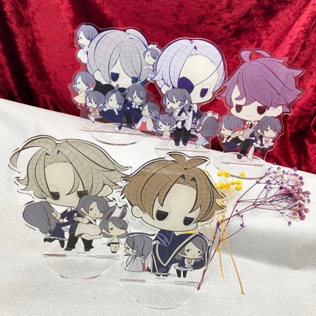 華アワセ アクリルスタンド みことといっしょ03 唐紅：オリジナル