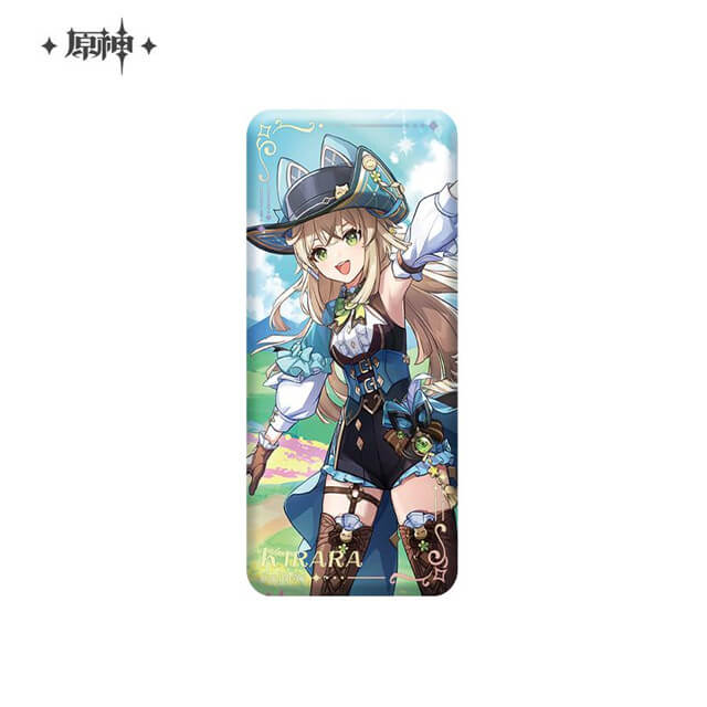 原神 スクエア缶バッジ 綺良々：グッズ(輸入) | ステラワース
