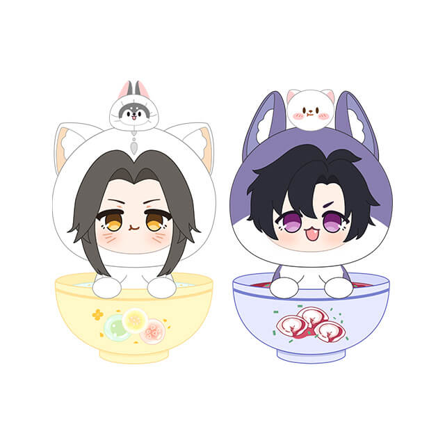 二哈和他的白猫師尊 ぬいぐるみセット：グッズ(輸入) | ステラワース