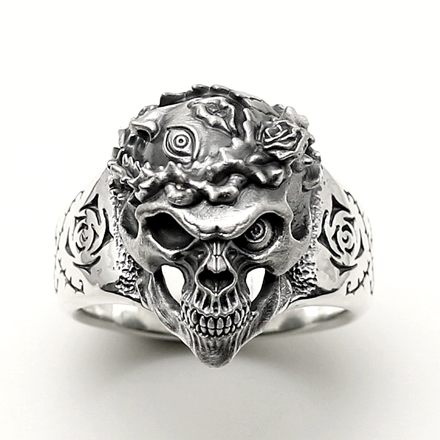 ベルセルク髑髏の騎士/ベヘリット リング シルバーアクセサリー