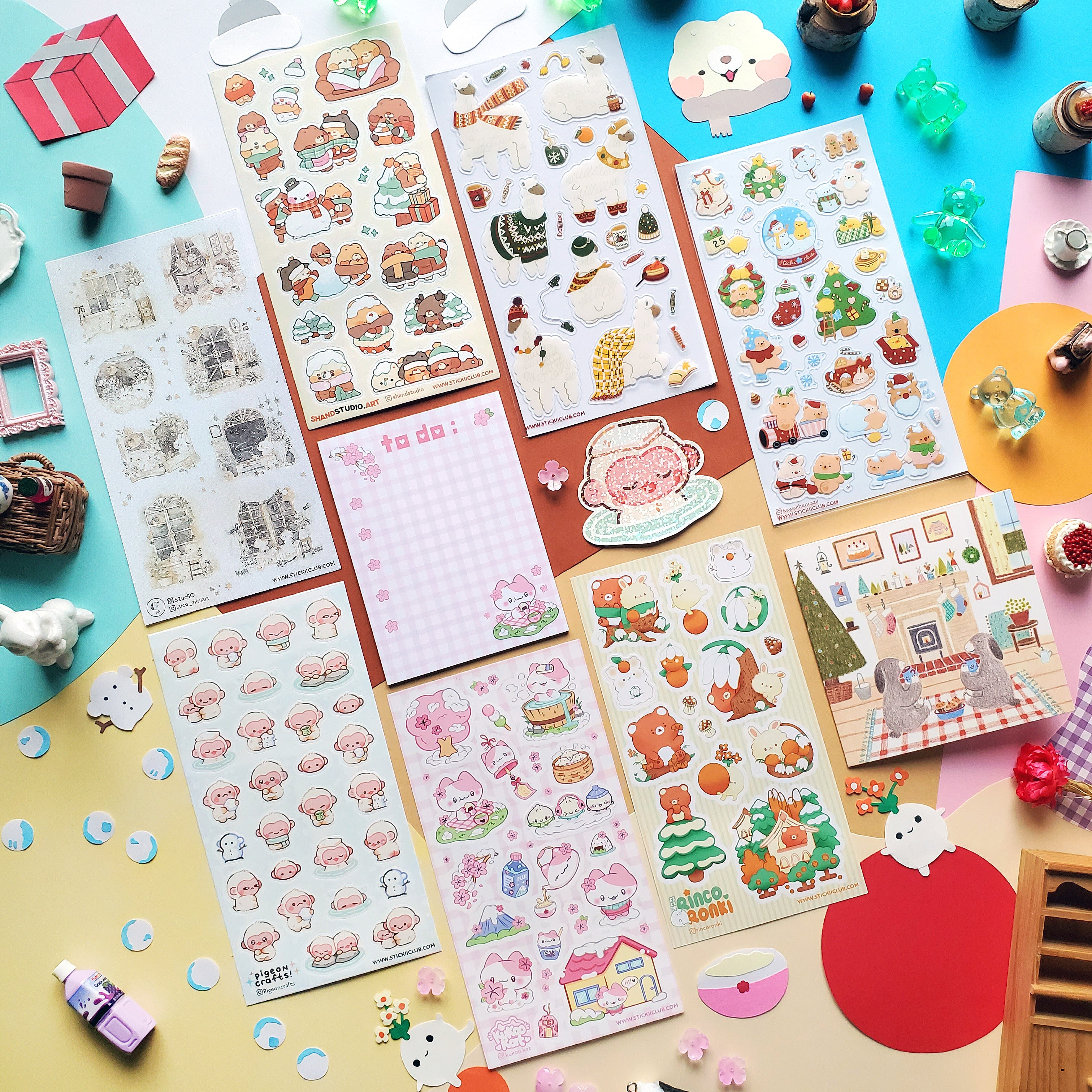 November 2024 Cute Pack: Little Winter Things – STICKII