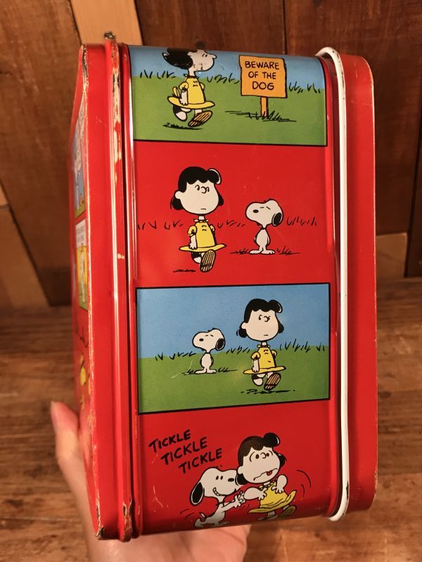 Thermos Peanuts Snoopy Metal Lunch Box スヌーピー ビンテージ