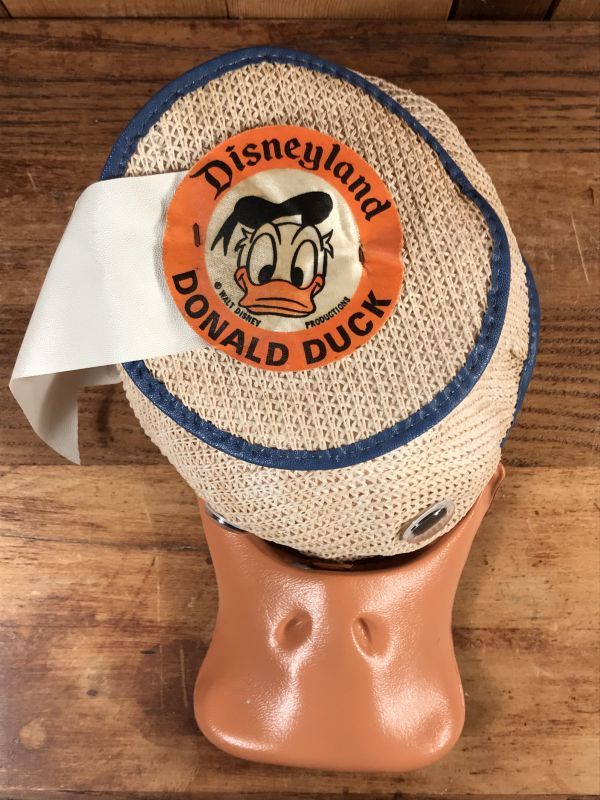 ディズニーミッキー ビンテージ1970年代ドナルド帽子セット