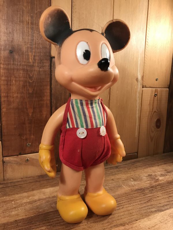 The Sun Rubber Disney Mickey Mouse Squeeze Doll ミッキーマウス