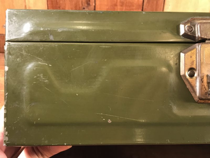 Union Utility Chest Army Green Metal Tool Box ユニオン