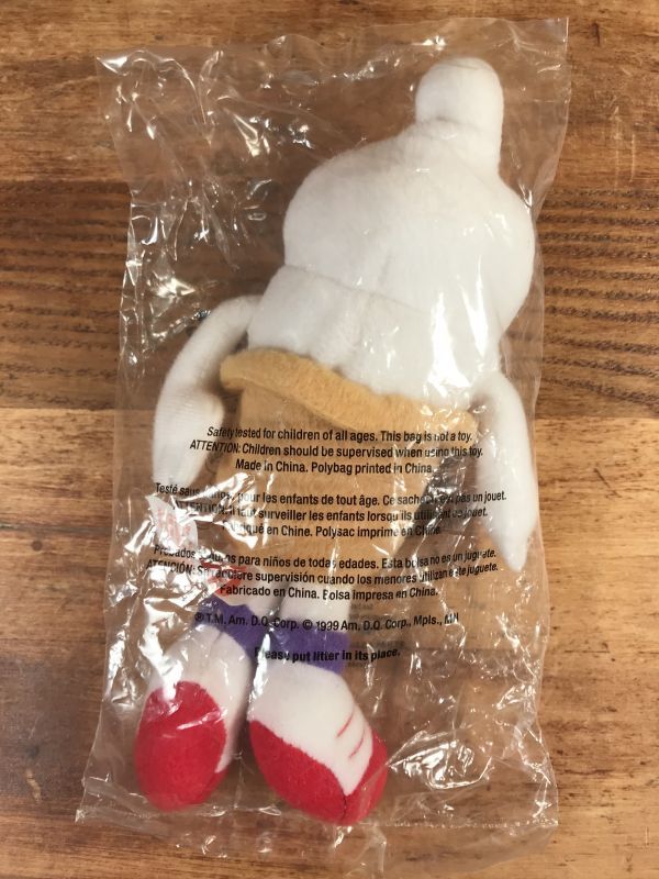 Dairy Queen Bean Plush Pals “Ice Cream Cone” Mini Plush Doll
