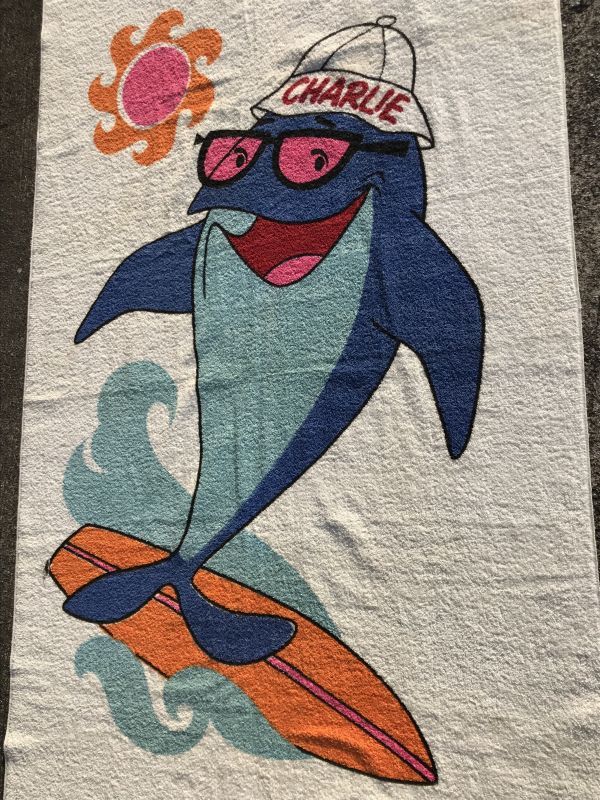 Star-Kist Foods Charlie Tuna Big Size Beach Towel チャーリーツナ