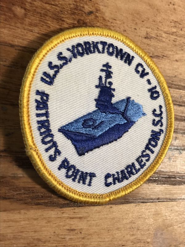 U.S.S.Yorktown CV-10 Patch ヨークタウン ビンテージ ワッペン