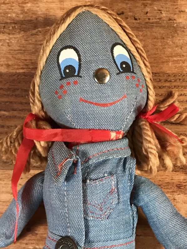 Knickerbocker Levi's Denim Rug Doll リーバイス ビンテージ