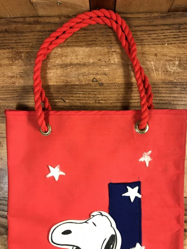Peanuts Snoopy Tote Bag スヌーピー ビンテージ 手提げかばん トート