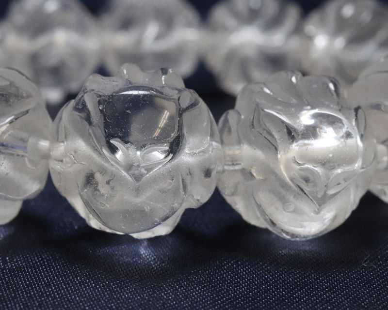 ブレス 九尾の狐 13mm 水晶 幸福 金運 運気 癒し 天然石 品番