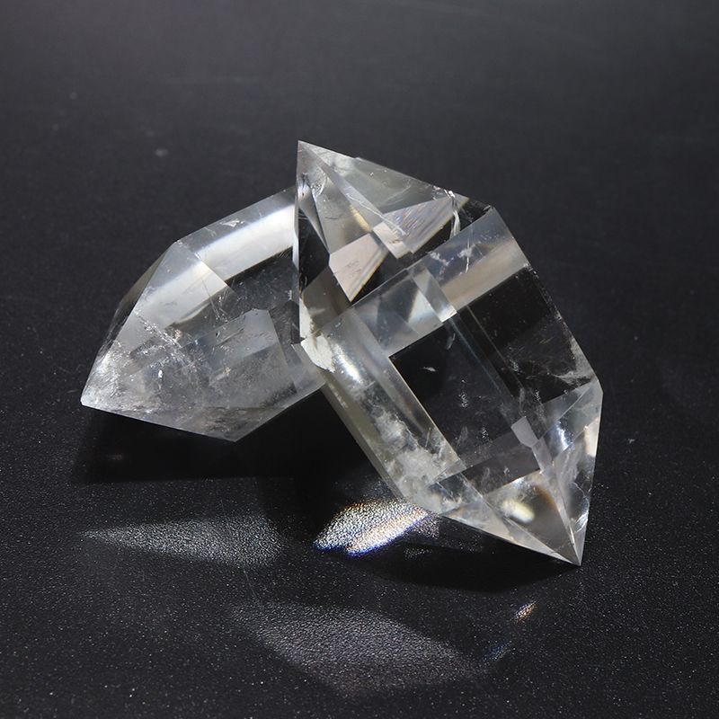 原石 水晶 みがき ダブルポイント ブラジル産 ポイント Wポイント