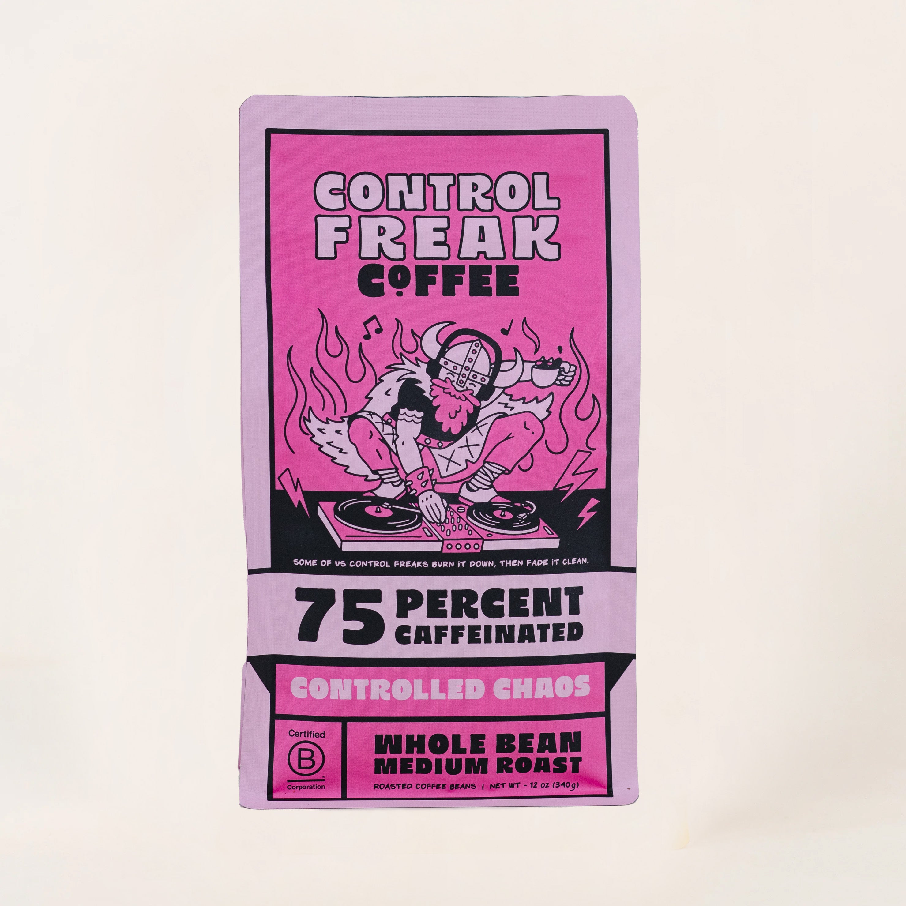 CONTROLLED CHAOS – 75% CAFFEINE COFFEE | Coffee Beans - Stone