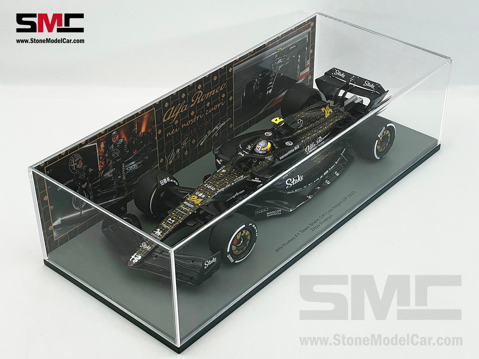 Alfa Romeo Sauber F1 C43 #24 Zhou Guanyu Las Vegas GP 2023 Spark 1